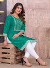 Anita 3122 Rayon Designer Fancy Wear Designer Kurti Collection